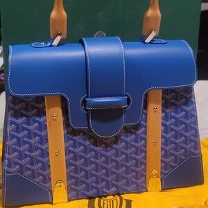 Goyard Saigon MM light blue